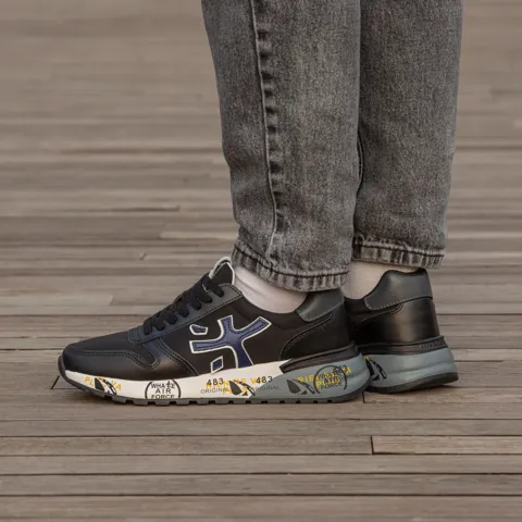 Premiata Beige Black Blue