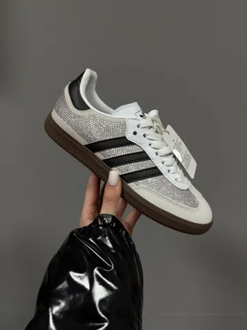 ADIDAS SAMBA | LIGHT GREY SWAROVSKI (4)