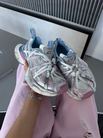 BALENCIAGA 3XL EXTREME LACES | CANDY PINK / BLUE (9)