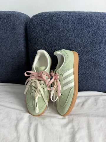ADIDAS SAMBA | GREEN MATCHA / DOUBLE LACES (2)